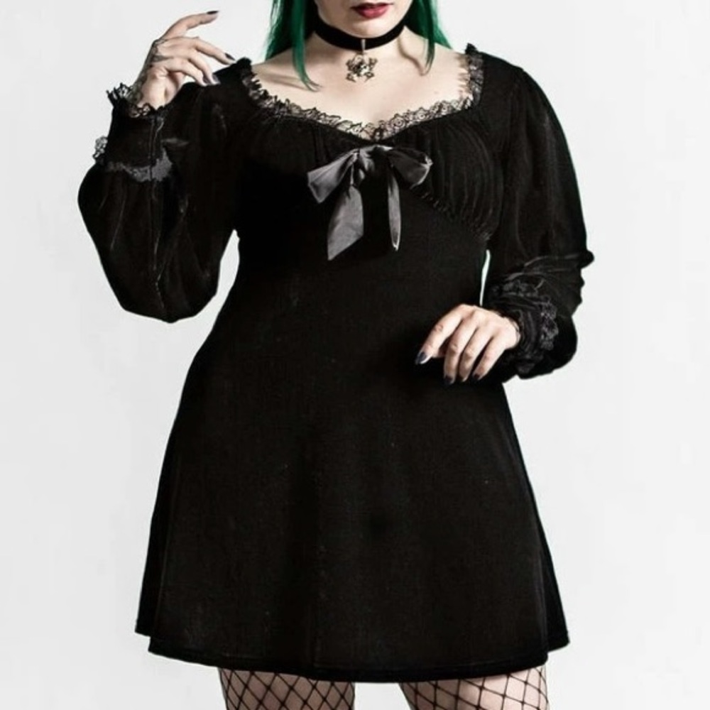 Killstar Witchful Thinking Dress Black Velvet SOLD OUT online.
